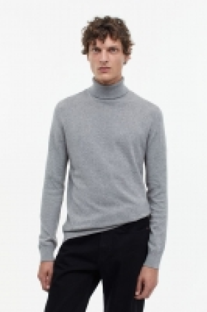 Slim Fit Fine-knit polo-neck jumper