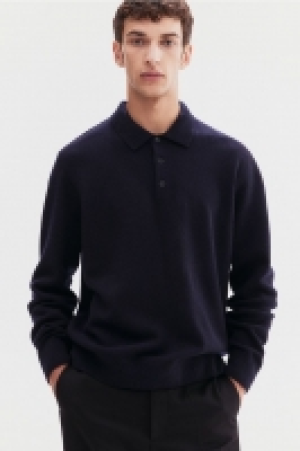 Regular Fit Wool polo jumper