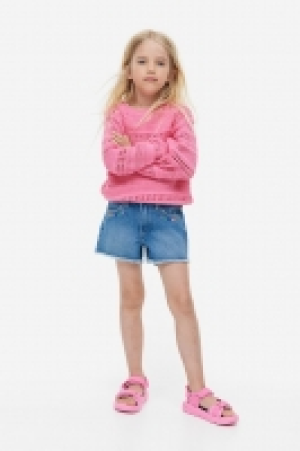 Crochet-look jumper