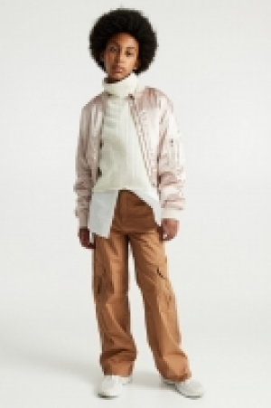 HM  Satin bomber jacket