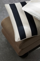 HM  Striped cotton satin cushion cover