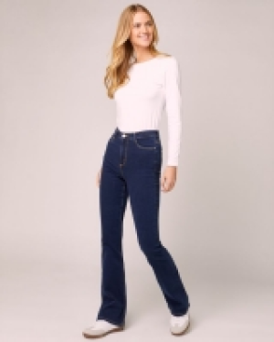 High Rise Slim Flare Jeans