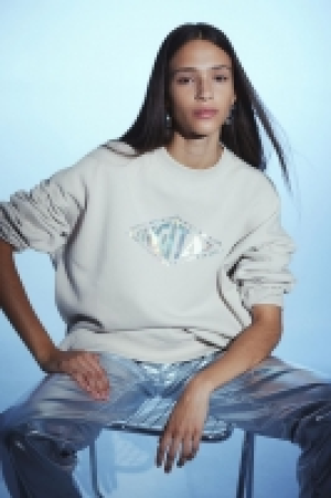 Oversized motif-detail sweatshirt 9.00 €