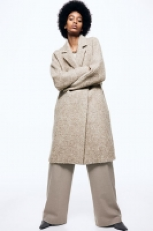 Double-breasted wool-blend coat 96.00 €