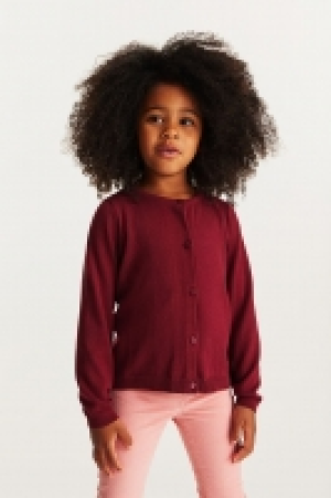 Fine-knit cotton cardigan