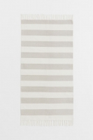 HM  Striped cotton rug