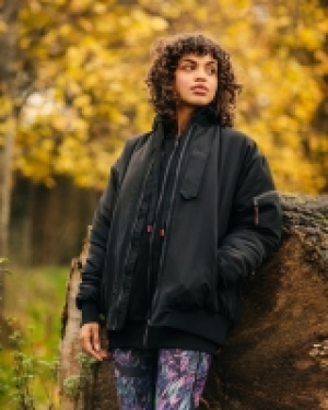 Helen Steele Oversized Bomber Jacket