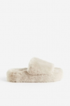 Fluffy slippers