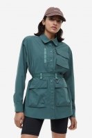 HM  Water-repellent belted shirt