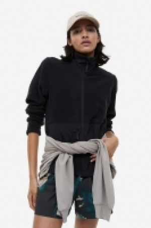 Fleece sports jacket