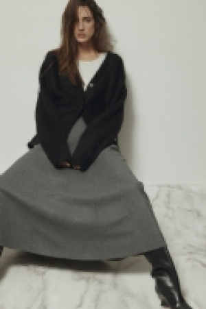 Mohair-blend cardigan