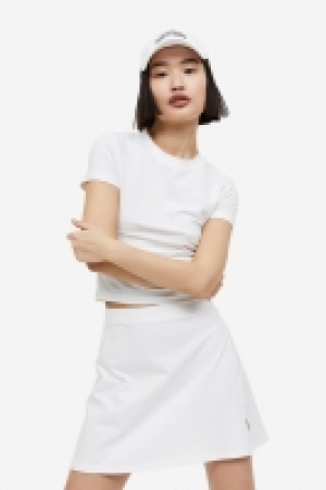 A-line jersey skirt