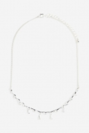 Drip-look short necklace