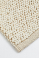 HM  Textured-weave wool-blend rug