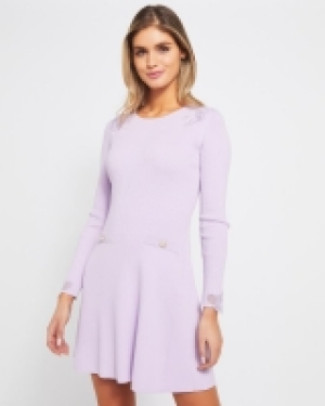 Savida Alice Embroidered Knit Dress