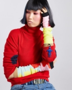 Joanne Hynes Robot Dream Fingerless Gloves