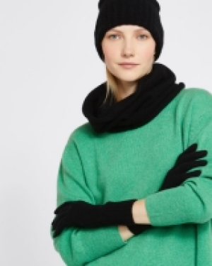 Carolyn Donnelly The Edit Black Cashmere Gloves
