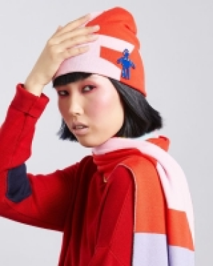 Joanne Hynes Robot Dream Jacquard Knit Hat