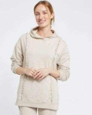 Carolyn Donnelly The Edit Frill Front Hoodie