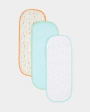Dunnes Stores  Burp Cloth - Pack Of 3