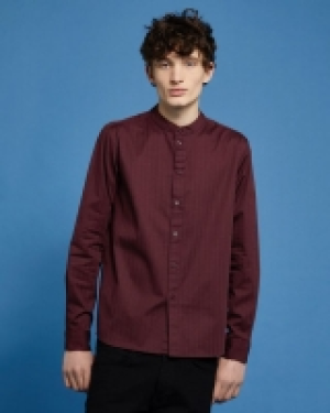 Paul Galvin Oxford Herringbone Grandad Shirt