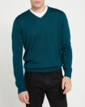 Dunnes Stores  Merino Blend V-Neck Jumper