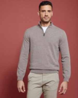 Dunnes Stores  Paul Costelloe Living 1/4 Zip Cashmere Jumper