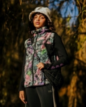 Dunnes Stores  Helen Steele Printed Fleece Gilet