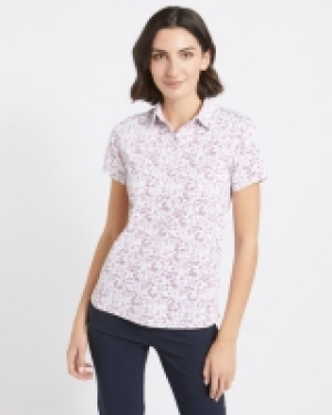 Pádraig Harrington Golf Floral Printed Polo Shirt