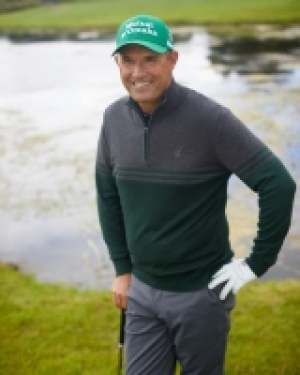 Pádraig Harrington Golf Colour Block Half Zip Jumper