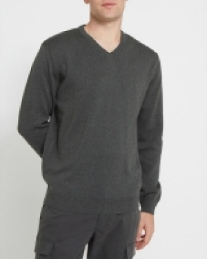Regular Fit Cotton V-Neck Jumper 10.00 €