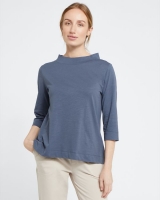 Dunnes Stores  Carolyn Donnelly The Edit Funnel Neck Cotton Top