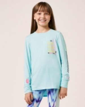Sporty Long-Sleeved Top (4-14 Years)