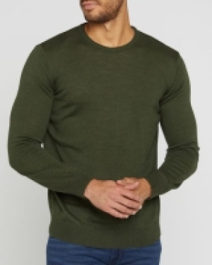 Dunnes Stores  Merino Blend Crew Neck Jumper