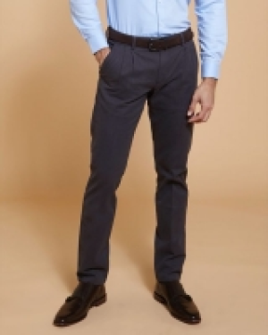 Paul Costelloe Living Charcoal Twill Trousers