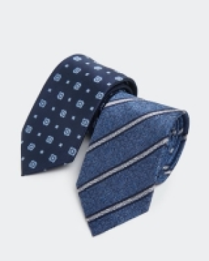 Dunnes Stores  Regular Ties - Pack Of 2