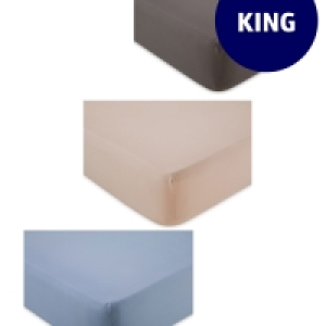 Aldi  Kirkton House King Fitted Sheet