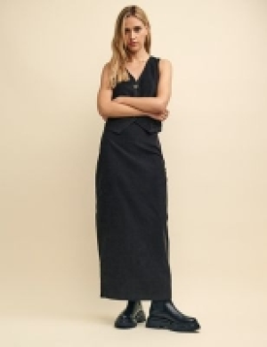 Nobodys Child Cord Split Back Midaxi Column Skirt