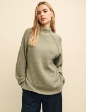 Marks and Spencer Nobodys Child Cotton Blend Ribbed Roll Neck Jumper