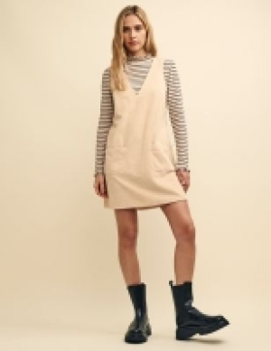 Nobodys Child Cord V-Neck Mini Shift Dress