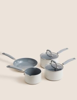 Marks and Spencer M&s Collection 4 Piece Ceramic Coated Aluminium Pan Set