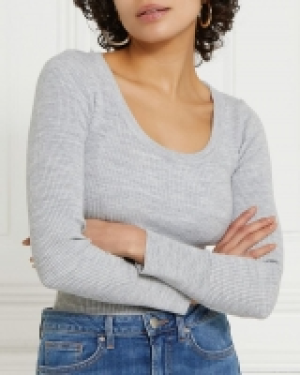 Gallery Long-Sleeved Ribbed Top