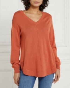 Dunnes Stores  Gallery V-Neck Round Hem Jumper