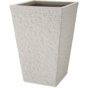 Slate Effect Tall Stone Planter
