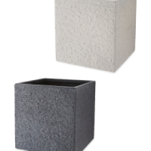 Aldi  Slate Effect Large Square Planter