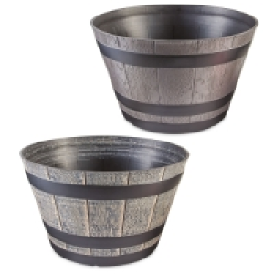 Whiskey Barrel Planter