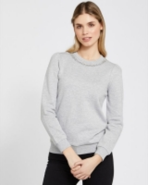 Savida Cara Jewel Neck Sweatshirt