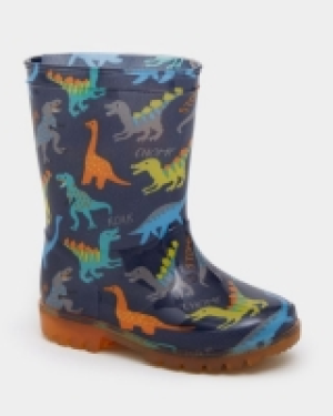 Dinosaur Light Up Wellies (Size 4 Infant-2)