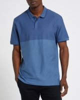 Dunnes Stores  Regular Fit Birdseye Stripe Polo Shirt