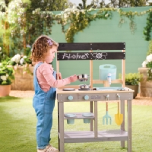 Aldi  Little Town Wooden Mud Kitchen